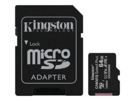 Kingston Canvas Select Plus microSDHC 64GB A1 / Video Class V10 / UHS Class 1 / Class10