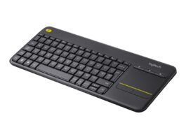Logitech Wireless Touch Keyboard K400 Plus Tastatur Trådløs Dansk/Finsk/Norsk/Svensk EAN 5099206059382