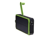 DENVER PSO-10012 Solarstrømbank 10000mAh Sort Grøn